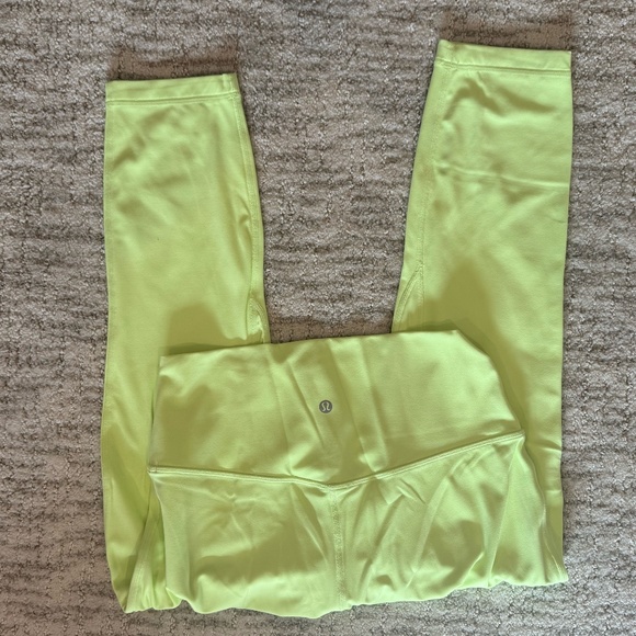 LIKE NEW! lululemon Align™ High-Rise Crop 23" - YELLOW - 10 - Picture 2 of 2